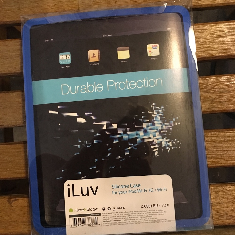 iPad silicone cases 12 left all blue